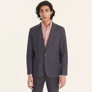 J. Crew Hemp Cotton Suit (Jacket + Pants)